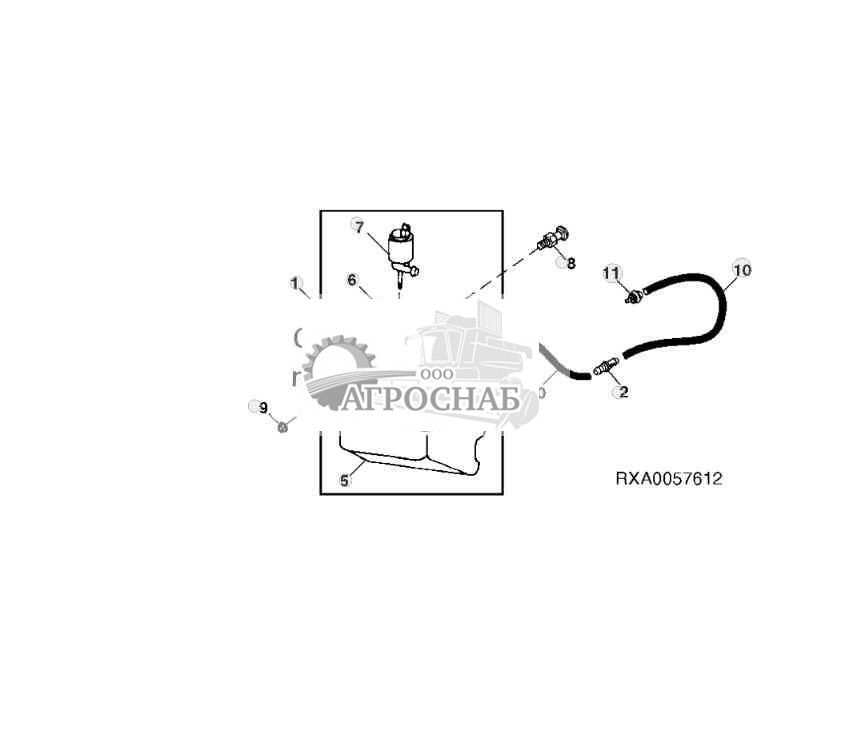 Windshield And Rear Washer Kit 